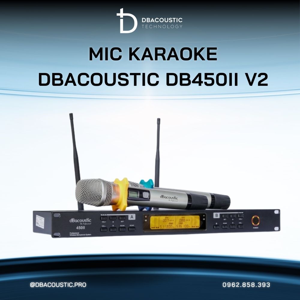 Mic không dây DBACOUSTIC DB450II V2 - Ảnh 2