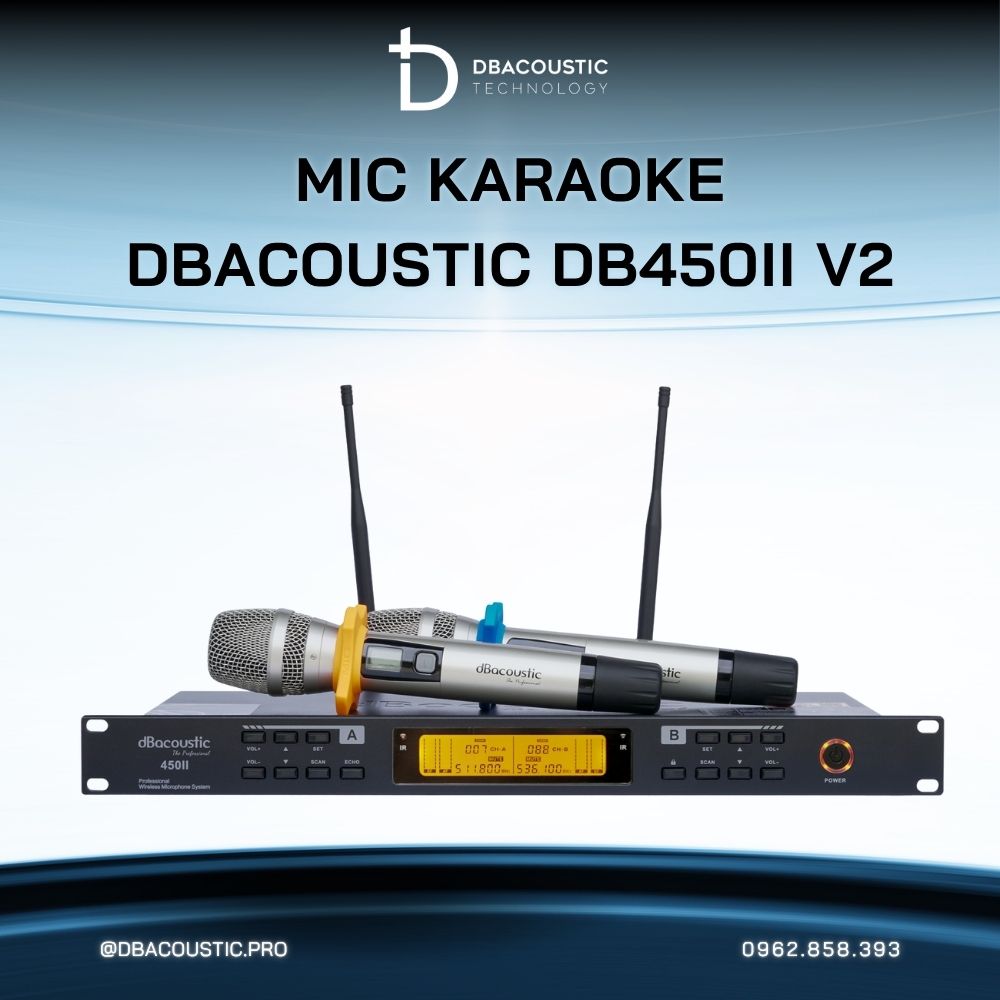 Mic không dây DBACOUSTIC DB450II V2 - Ảnh 3