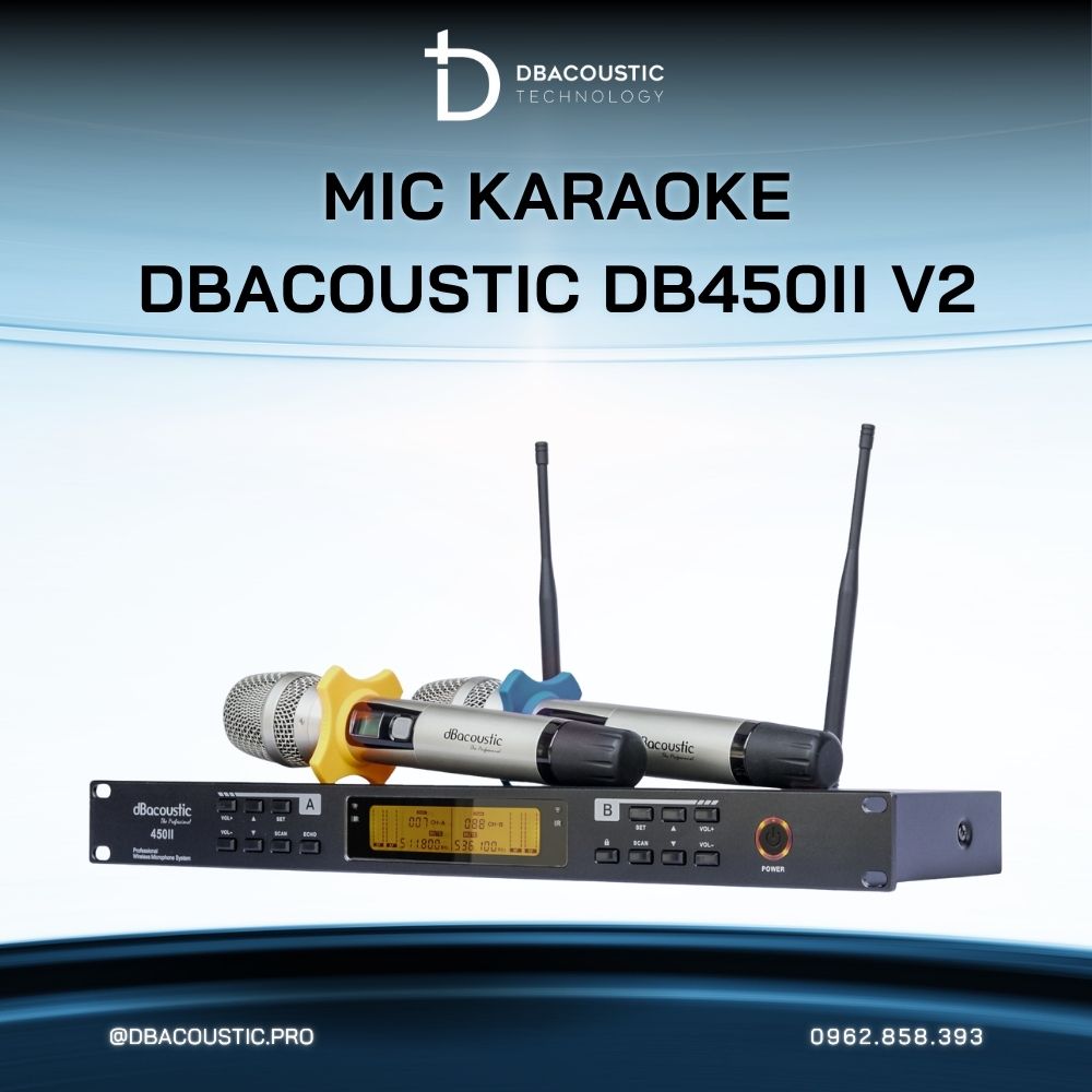 Mic không dây DBACOUSTIC DB450II V2 - Ảnh 4