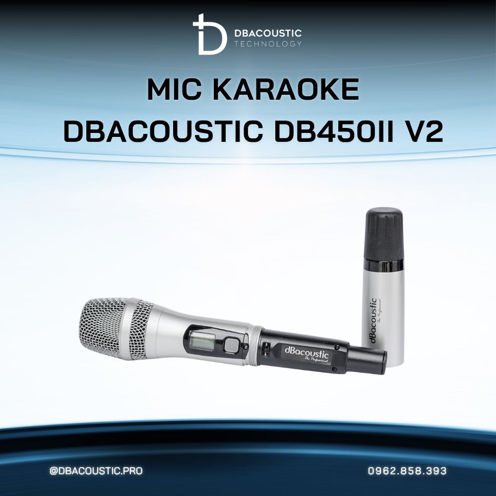 Mic không dây DBACOUSTIC DB450II V2 - Ảnh 5