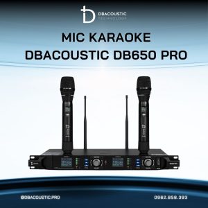 Alternative view of Mic không dây DBACOUSTIC DB650 PRO