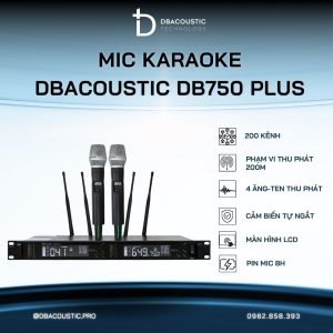 Mic không dây DBACOUSTIC DB750 Plus