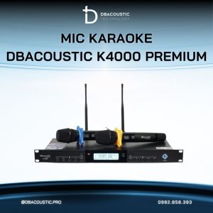 Alternative view of Mic không dây DBACOUSTIC K4000 PREMIUM