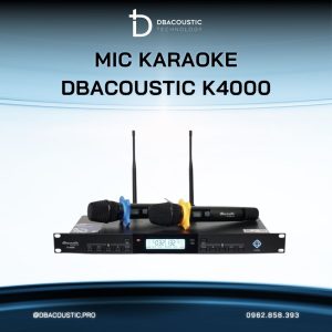 Alternative view of Mic không dây DBACOUSTIC K4000