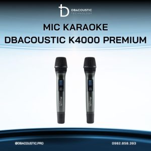 Mic không dây DBACOUSTIC K4000 PREMIUM - Ảnh 5