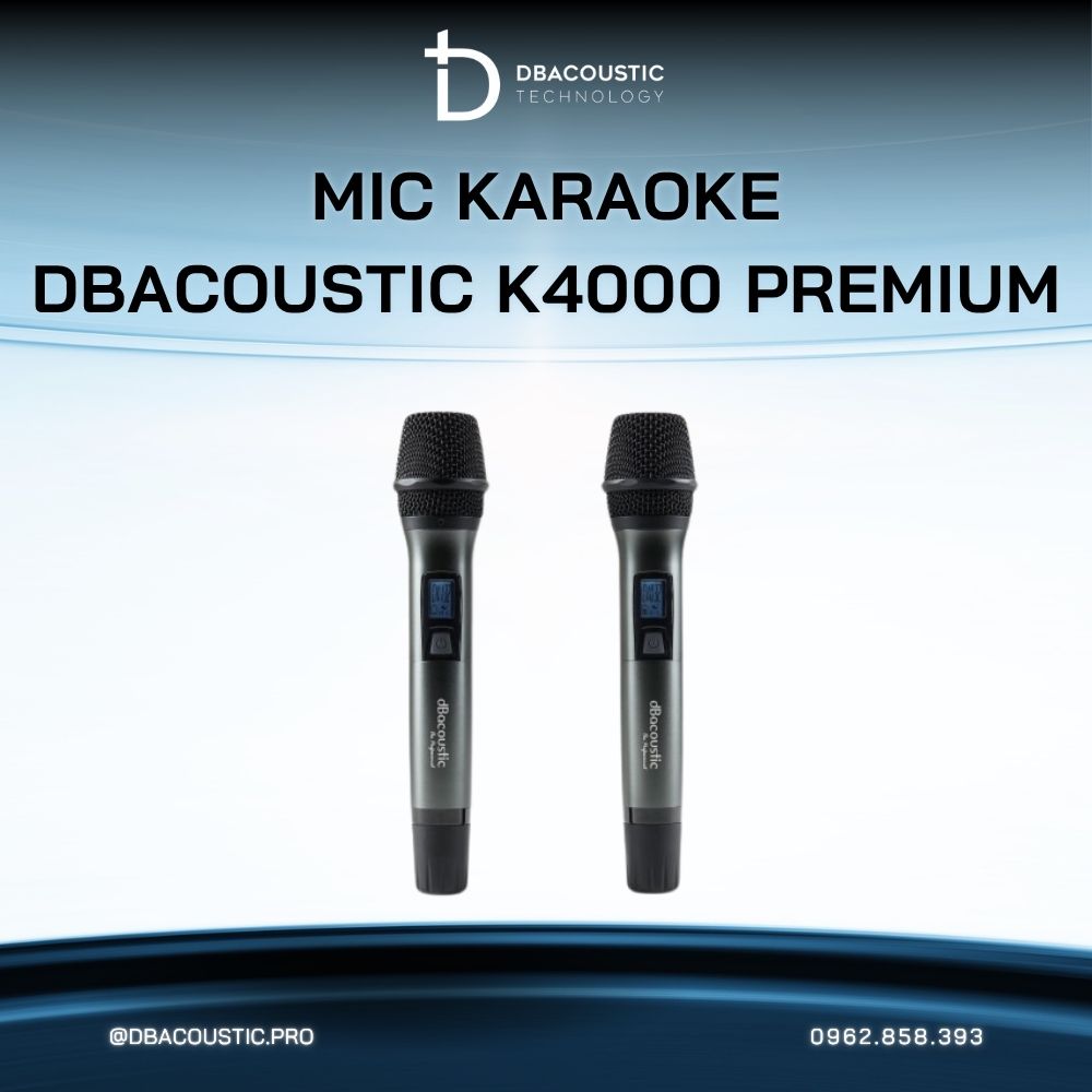 Mic không dây DBACOUSTIC K4000 PREMIUM - Ảnh 5