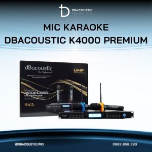 Mic không dây DBACOUSTIC K4000 PREMIUM - Ảnh 8