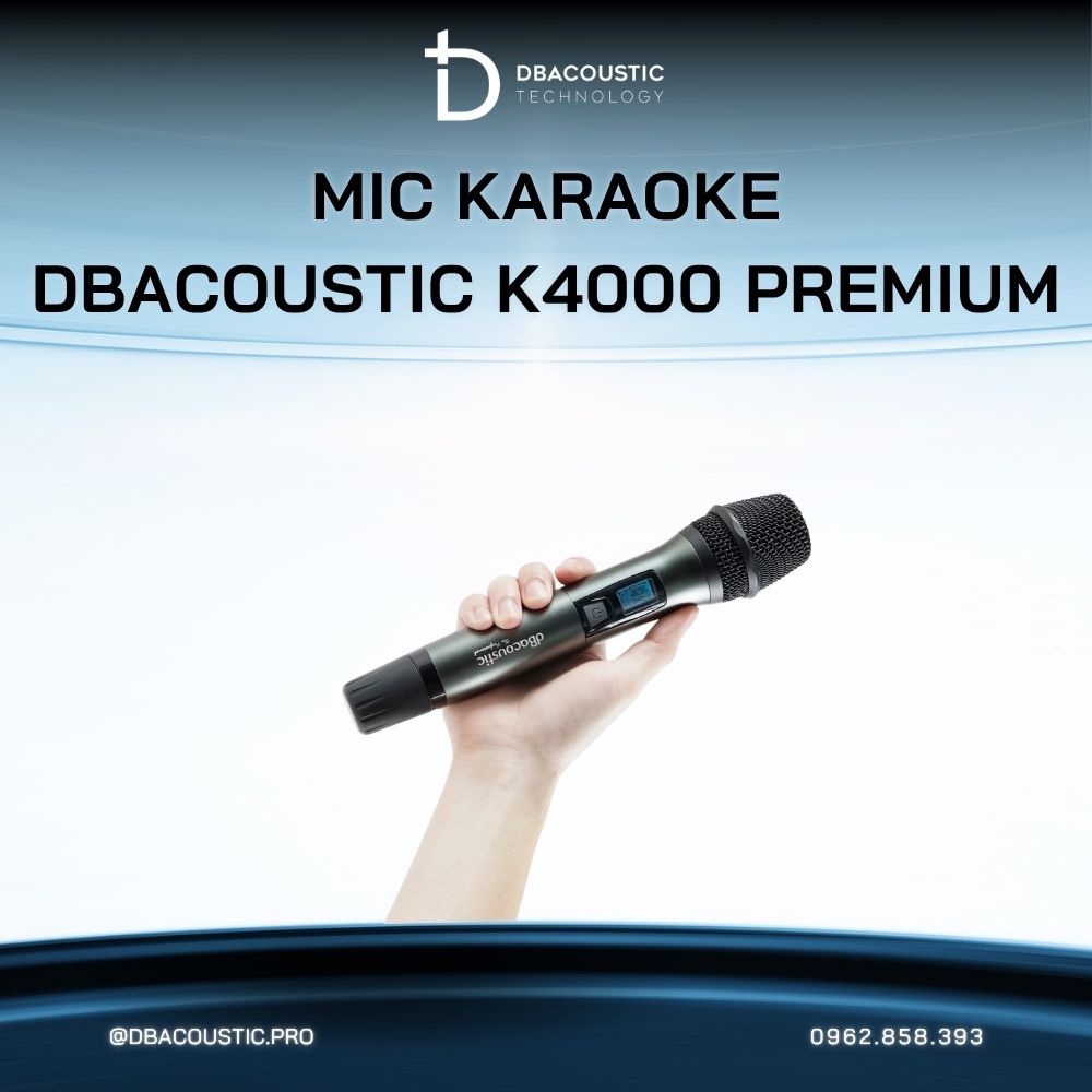 Mic không dây DBACOUSTIC K4000 PREMIUM - Ảnh 10
