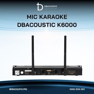 Alternative view of Mic không dây DBACOUSTIC K6000