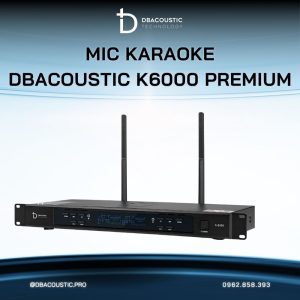 Mic không dây DBACOUSTIC K6000 PREMIUM - Ảnh 3