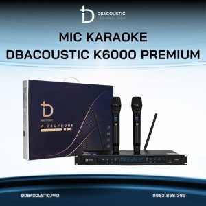 Mic không dây DBACOUSTIC K6000 PREMIUM - Ảnh 5