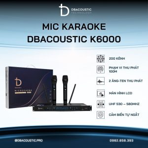 Mic không dây DBACOUSTIC K6000