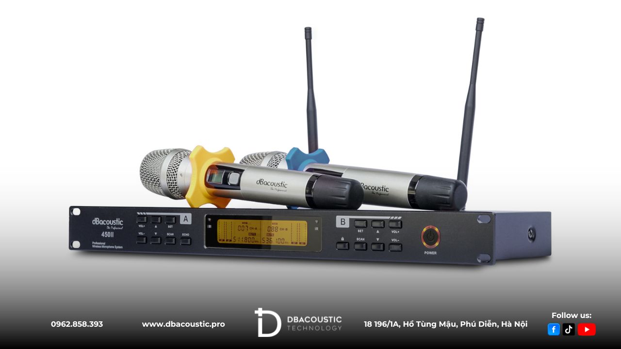 DB450II V2 cho khả năng thu phát sóng cực kỳ ấn tượng