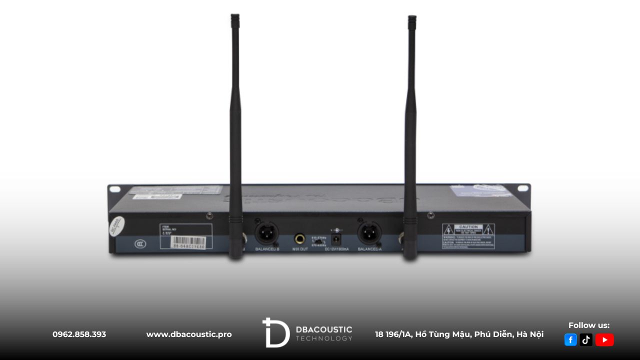 Hệ thống kết nối mặt sau đa dạng của DB450II V2