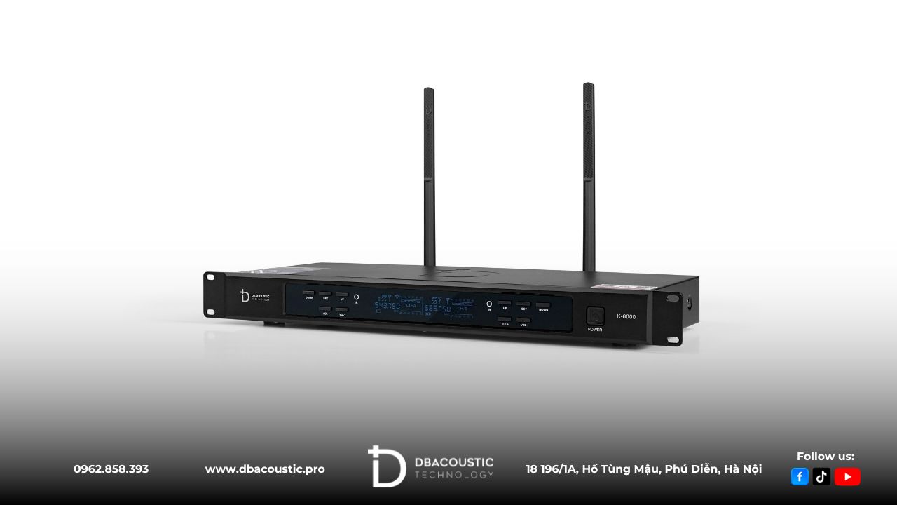 Mic không dây DBacoustic K6000 được ứng dụng trong rất nhiều trường hợp khác nhau.