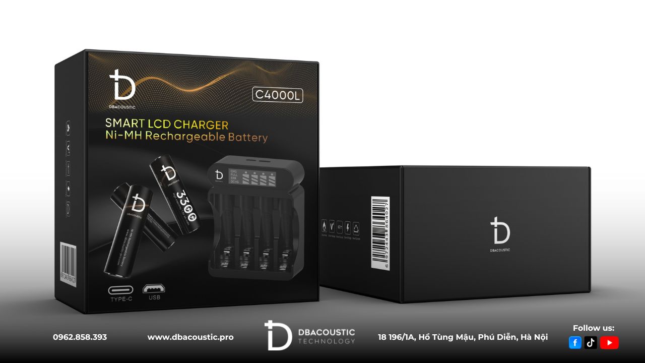Bộ pin sạc DBacoustic C400L là giải pháp toàn diện thay thế pin truyền thống.
