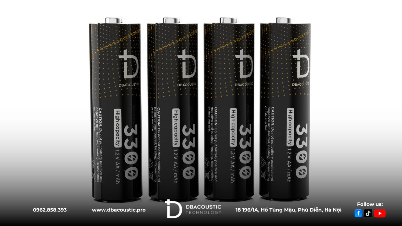 Pin sạc DBacoustic C400L  có dung lượng ấn tượng