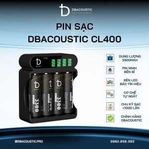 Bộ Pin sạc DBACOUSTIC 3300mAH (Pin + Dock sạc)