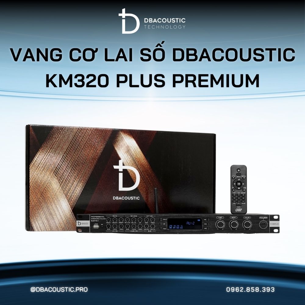 Vang cơ lai số karaoke DBACOUSTIC KM320 PLUSPREMIUM - Ảnh 2