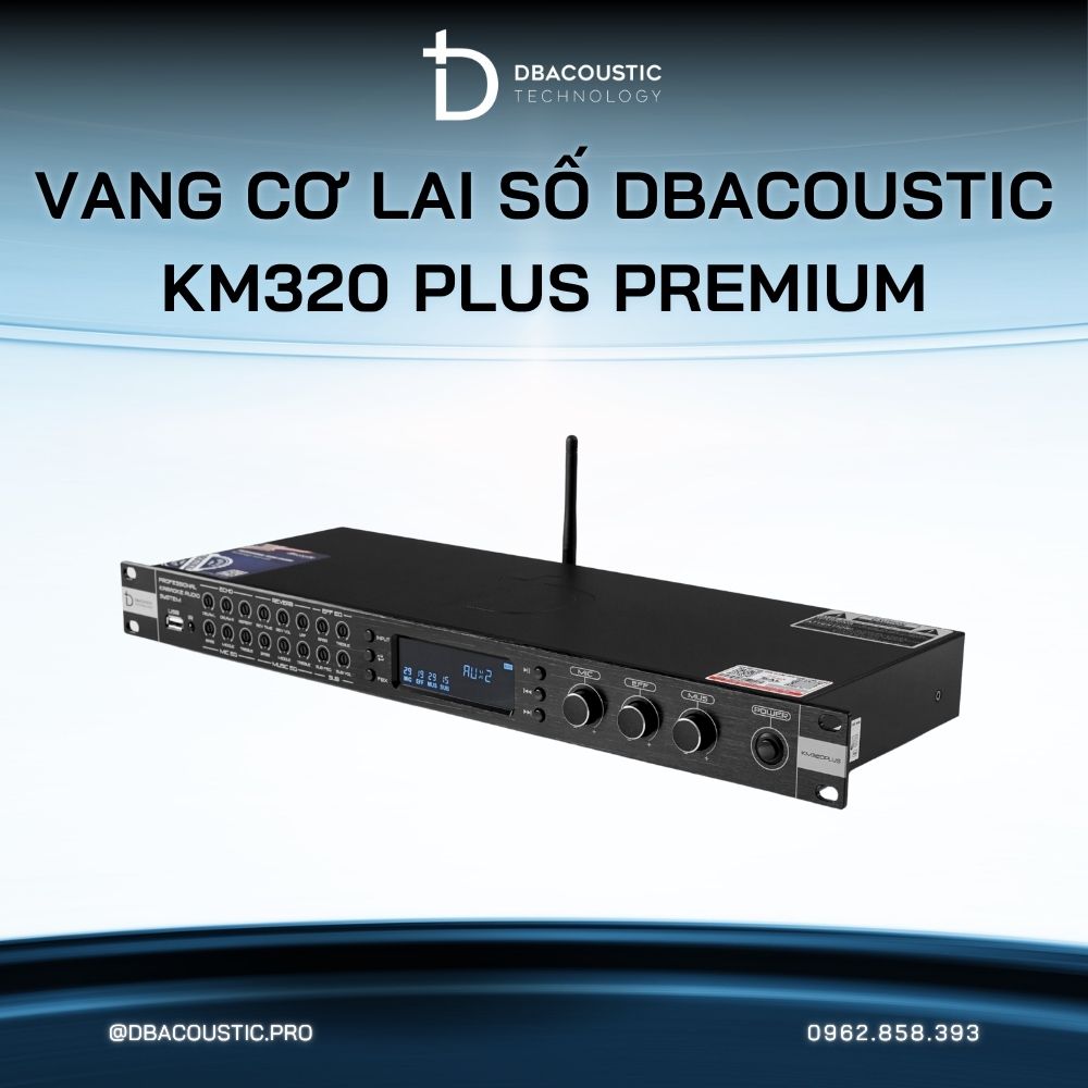 Vang cơ lai số karaoke DBACOUSTIC KM320 PLUSPREMIUM - Ảnh 4