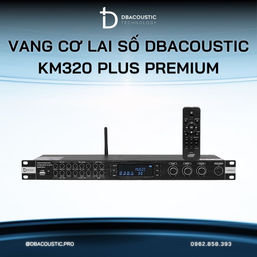 Vang cơ lai số karaoke DBACOUSTIC KM320 PLUSPREMIUM - Ảnh 5