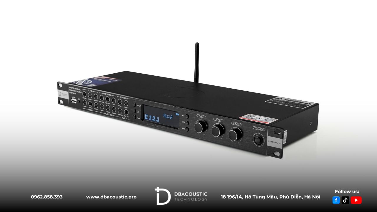 Vang cơ DBacoustic KM320 Plus đem tới giải pháp nâng cấp âm thanh toàn diện