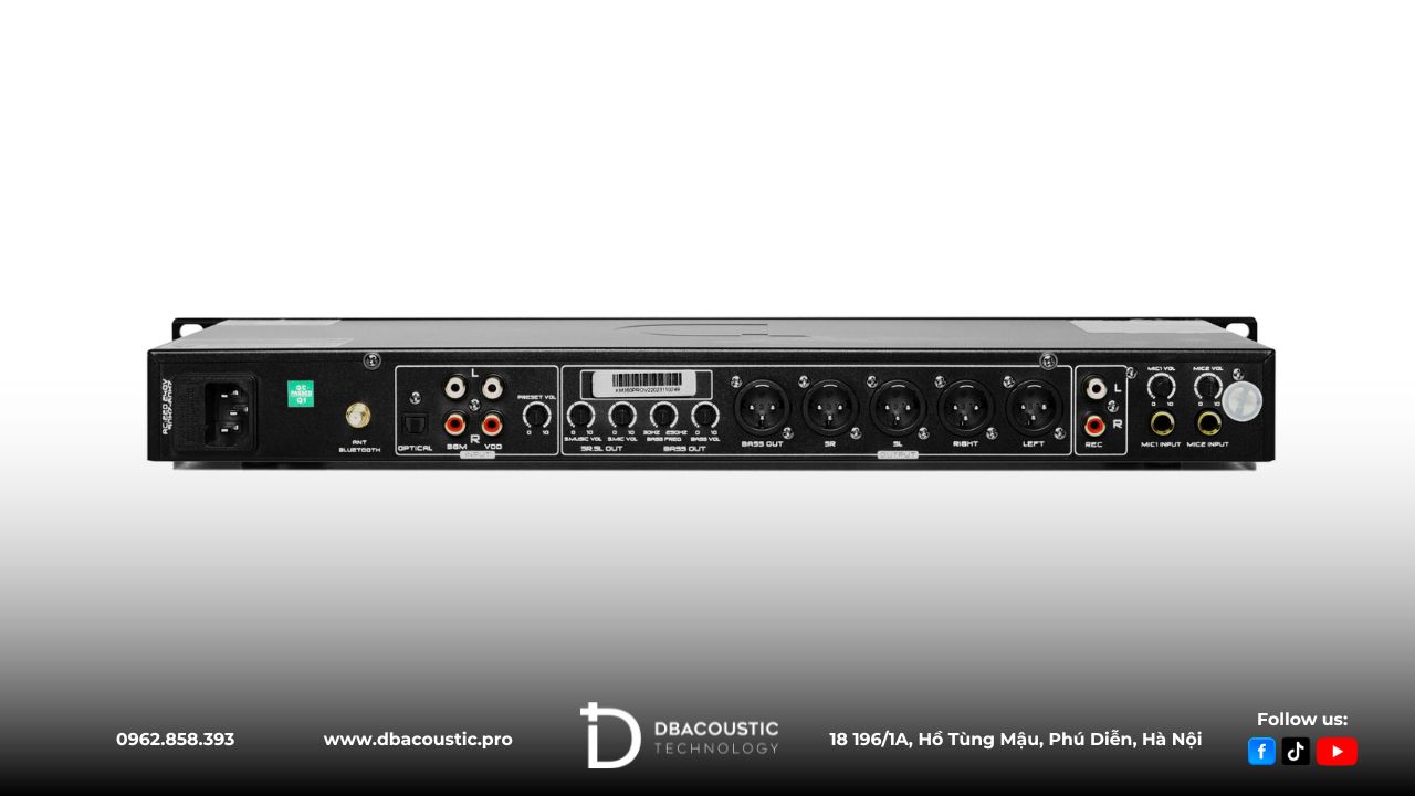 Vang cơ lai số KM350 Pro V2 sở hữu hệ thống kết nối đa dạng