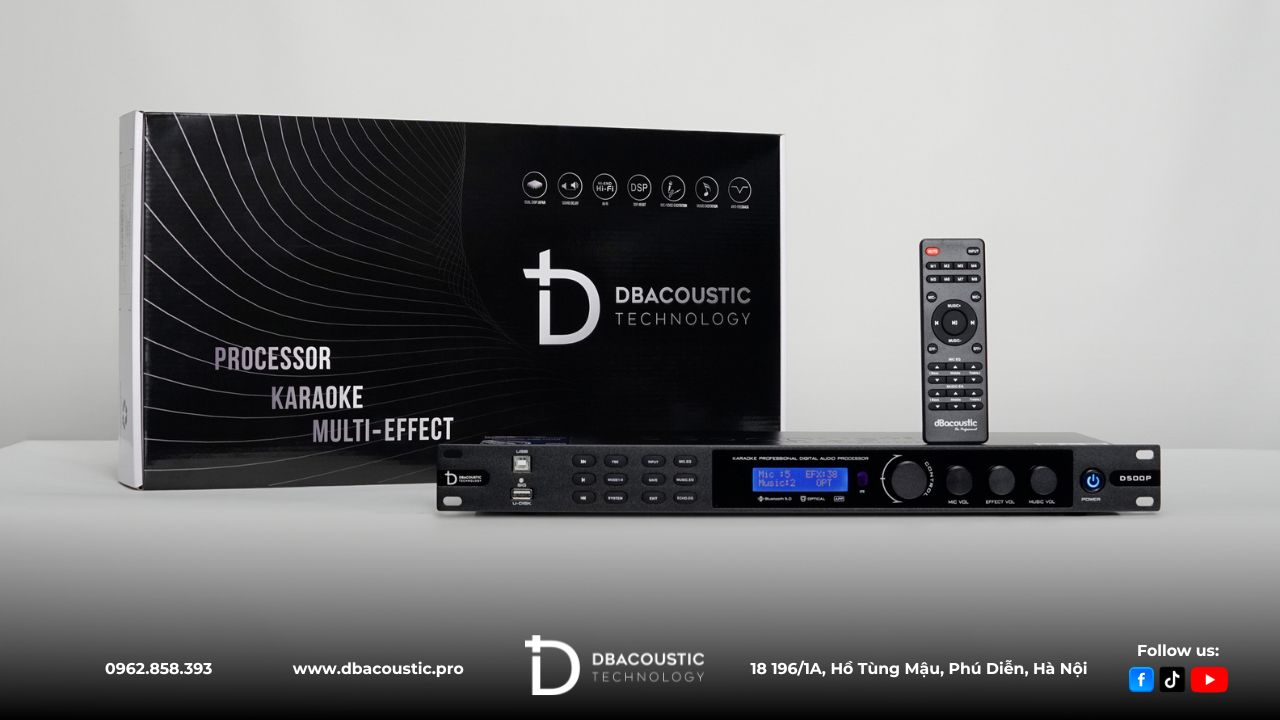 Vang số D500P đem tới giải pháp toàn diện dành cho các dàn karaoke gia đình
