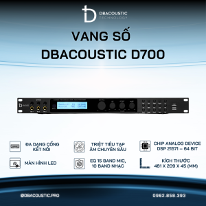 Vang số karaoke DBACOUSTIC D700