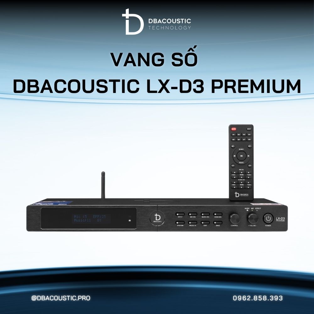 Vang số karaoke DBACOUSTIC LX-D3 PREMIUM (2026) - Ảnh 2
