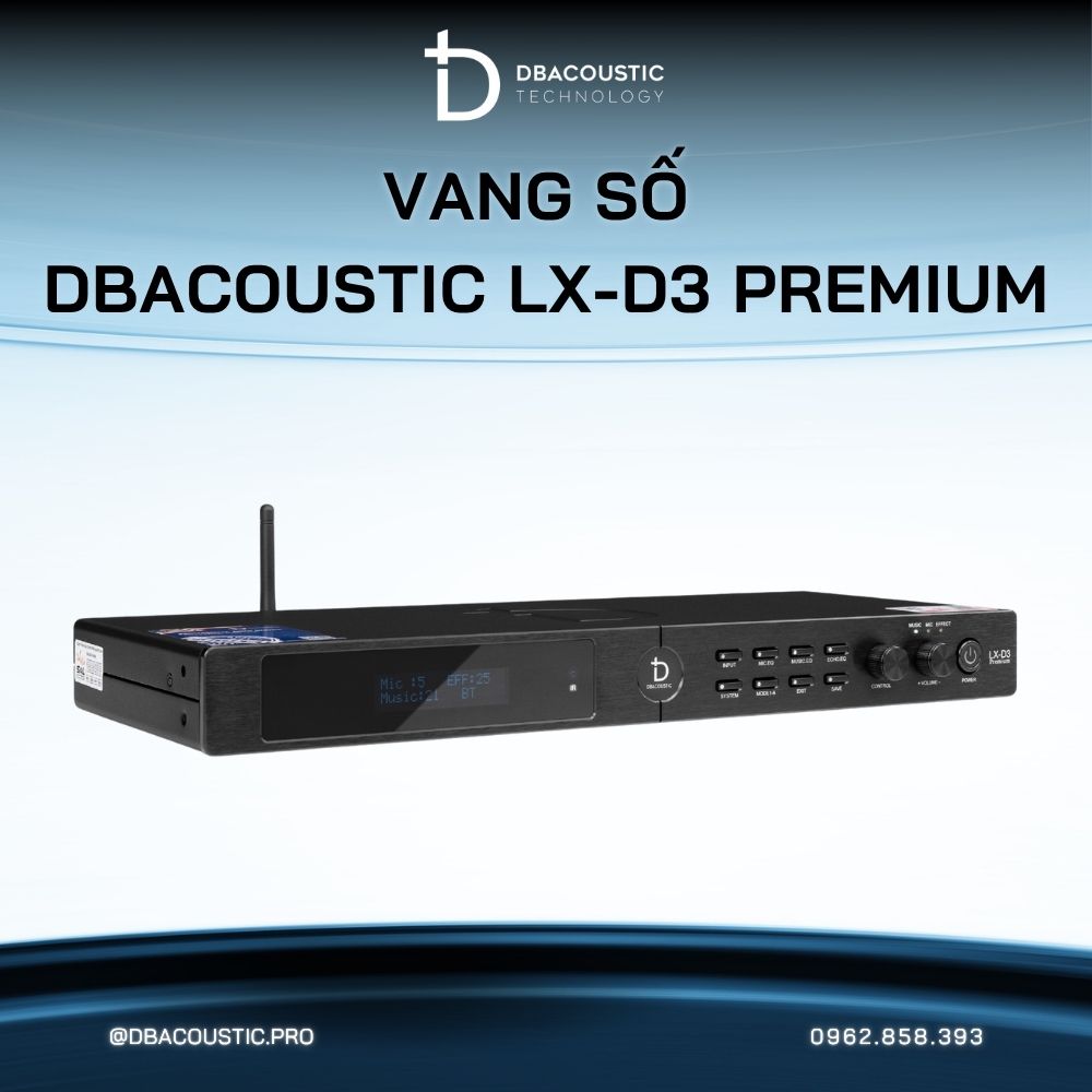 Vang số karaoke DBACOUSTIC LX-D3 PREMIUM (2026) - Ảnh 3