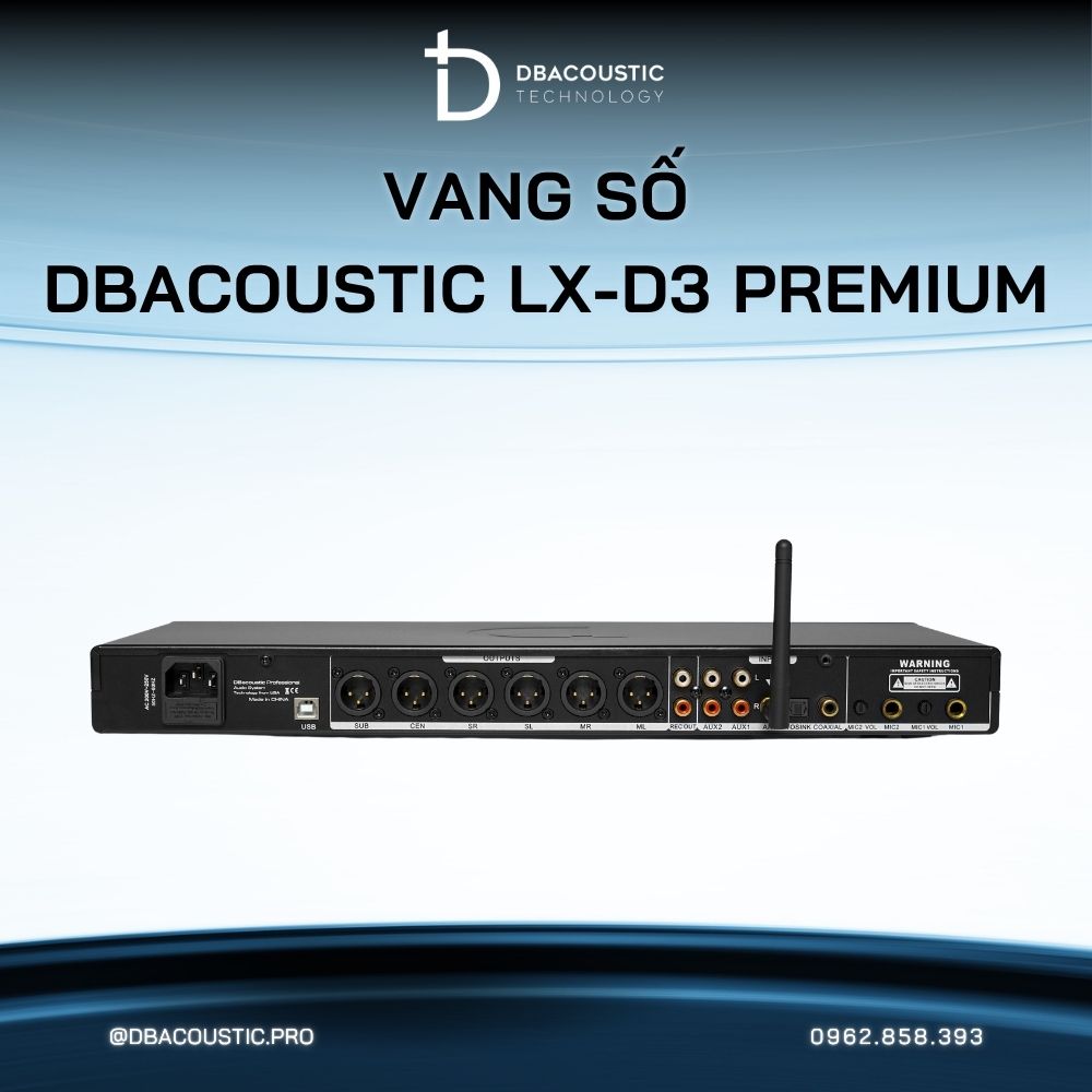 Vang số karaoke DBACOUSTIC LX-D3 PREMIUM (2026) - Ảnh 6
