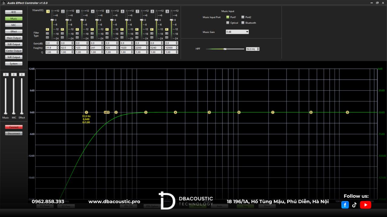 Vang số DBacoustic Pro 2 Max đem tới khả năng căn chỉnh ấn tượng