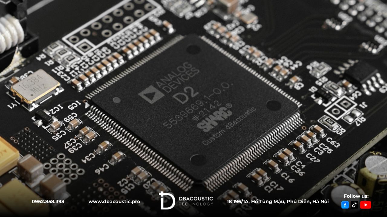 Vang số DBacoustic PRO trang bị chip xử lý tới từ Mỹ