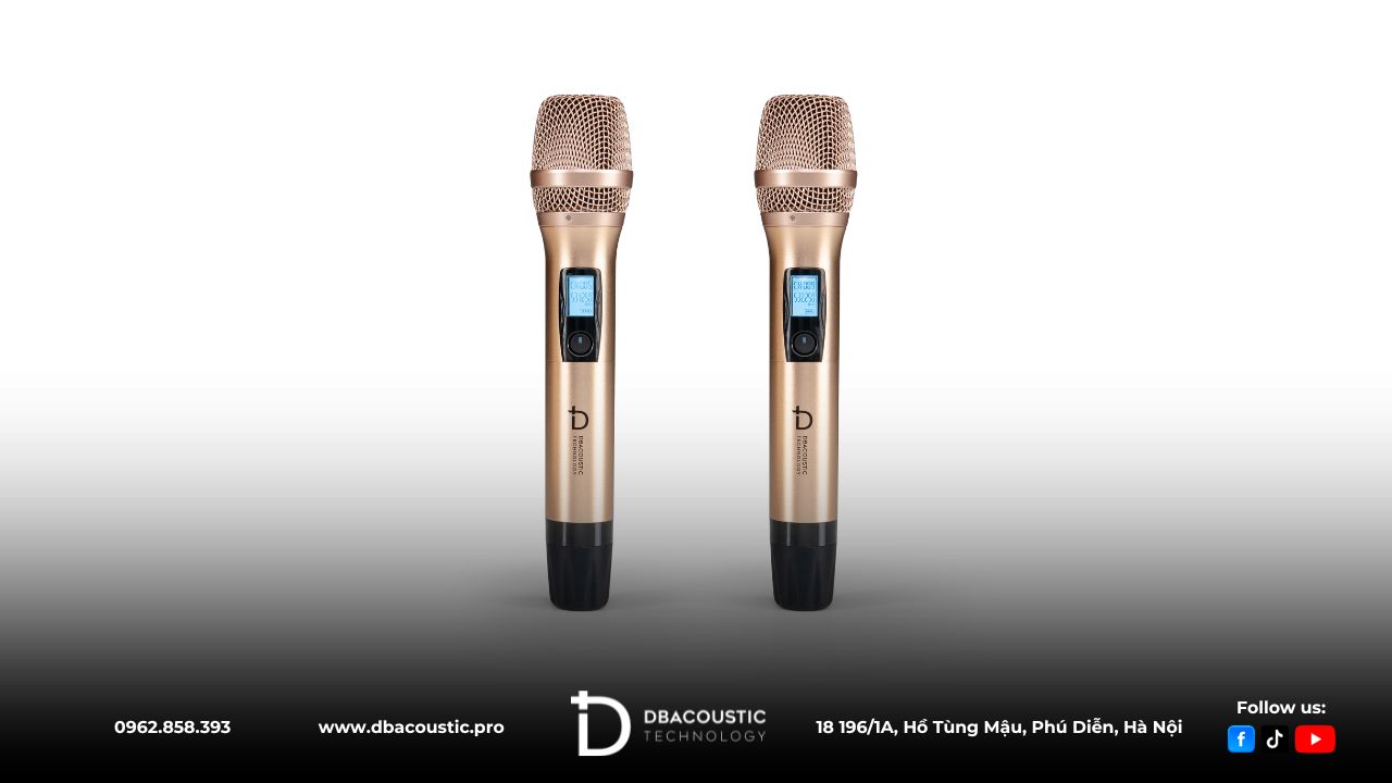 Amply 3 in 1 DBacoustic LX-H6 trang bị thêm 2 tay mic rời