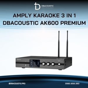 Amply karaoke 3 in 1 DBACOUSTIC AK600 PREMIUM - Ảnh 4