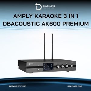 Amply karaoke 3 in 1 DBACOUSTIC AK600 PREMIUM - Ảnh 5