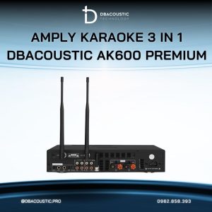 Amply karaoke 3 in 1 DBACOUSTIC AK600 PREMIUM - Ảnh 7