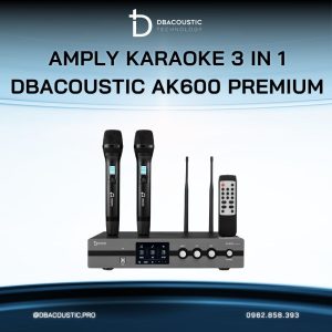 Amply karaoke 3 in 1 DBACOUSTIC AK600 PREMIUM - Ảnh 6