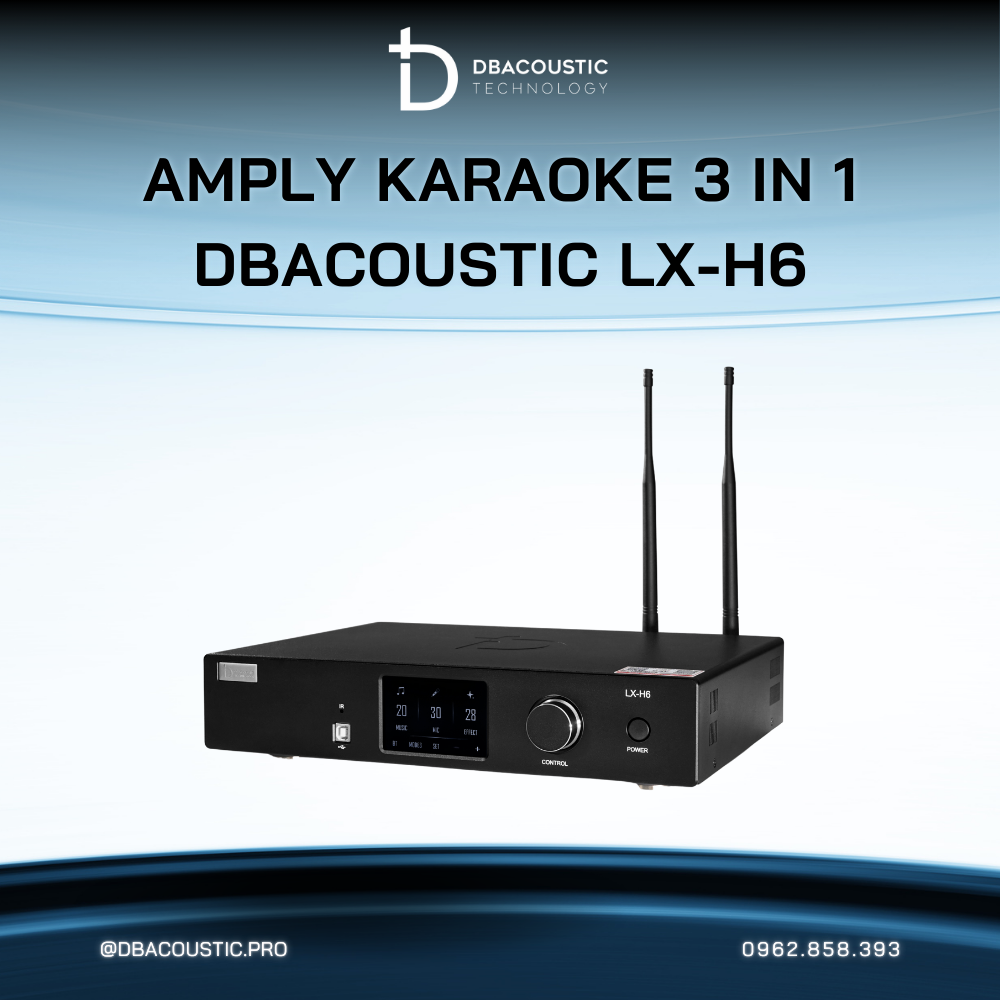 Amply karaoke 3 trong 1 DBACOUSTIC LX-H6 - Ảnh 14