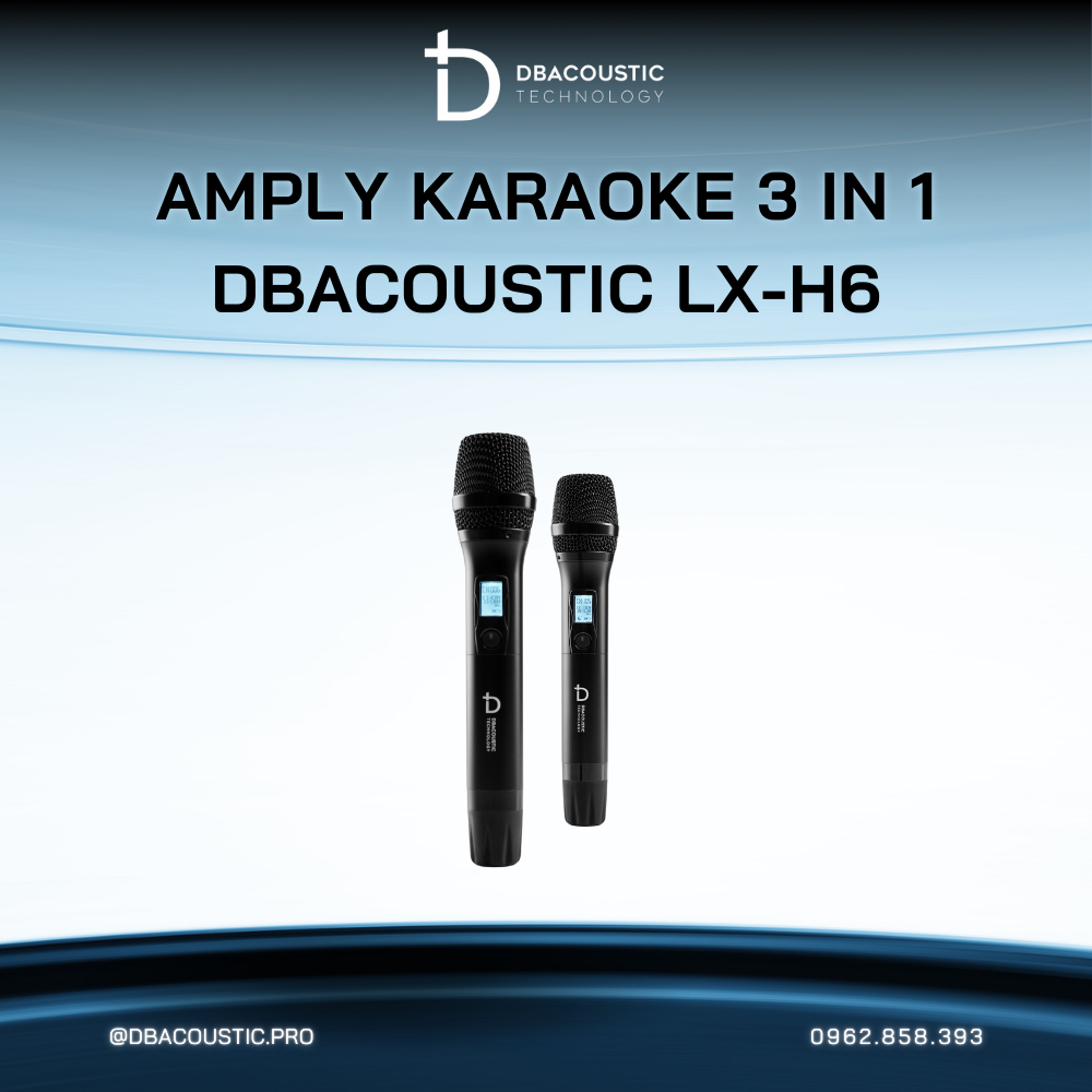 Amply karaoke 3 trong 1 DBACOUSTIC LX-H6 - Ảnh 7