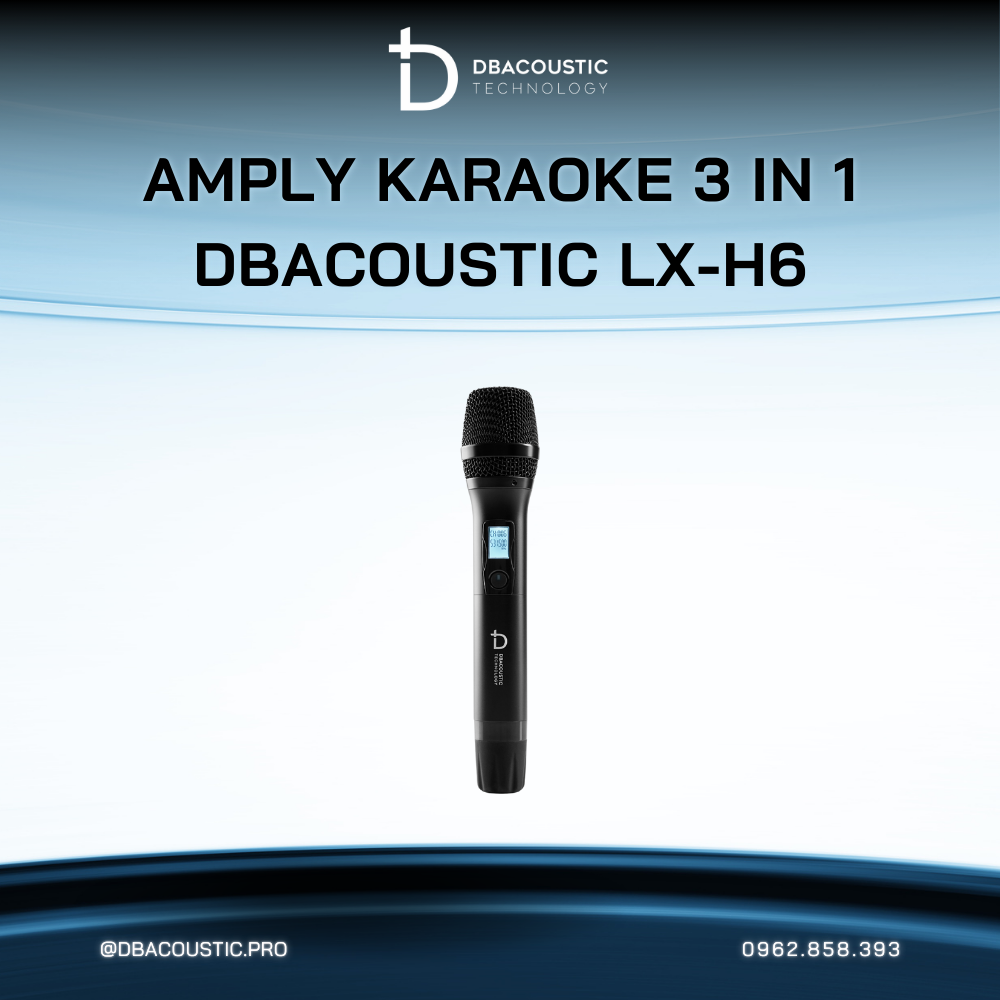 Amply karaoke 3 trong 1 DBACOUSTIC LX-H6 - Ảnh 15