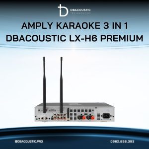 Amply karaoke 3 trong 1 DBACOUSTIC LX-H6 PREMIUM - Ảnh 5