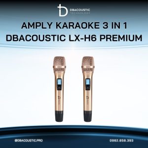 Amply karaoke 3 trong 1 DBACOUSTIC LX-H6 PREMIUM - Ảnh 3