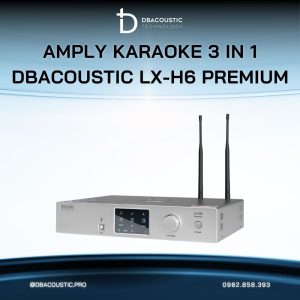 Amply karaoke 3 trong 1 DBACOUSTIC LX-H6 PREMIUM - Ảnh 6