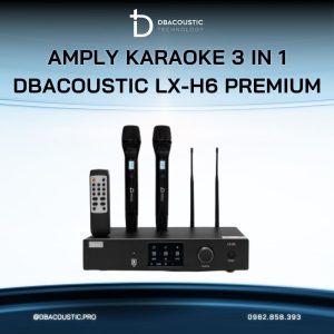 Amply karaoke 3 trong 1 DBACOUSTIC LX-H6 PREMIUM - Ảnh 7