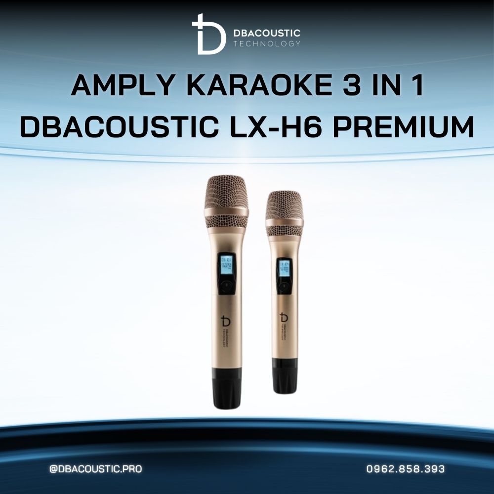 Amply karaoke 3 trong 1 DBACOUSTIC LX-H6 PREMIUM - Ảnh 8