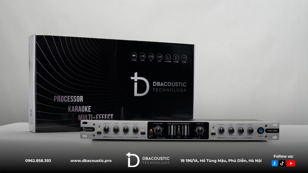 DBAcoustic DAC 6S là thiết bị nâng tiếng chuyên nghiệp tích hợp bộ giải mã DAC