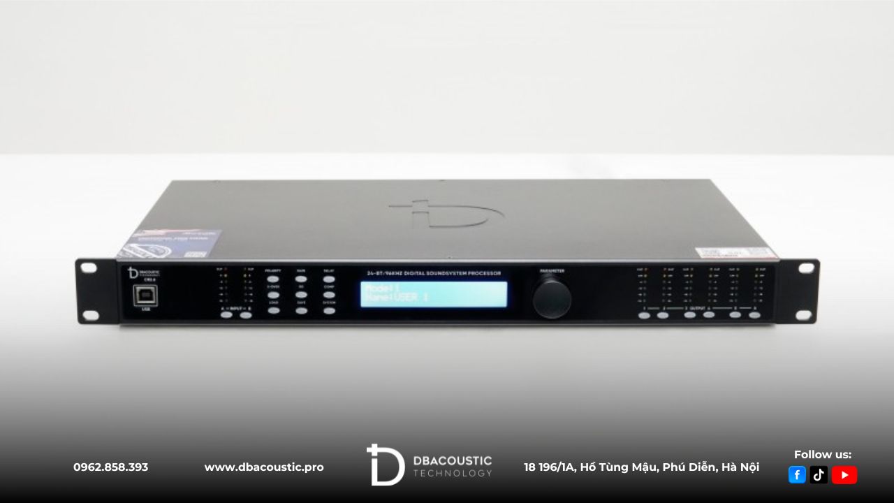 Crossover DBAcoustic CR2.6 sở hữu ngoại hình nhỏ gọn