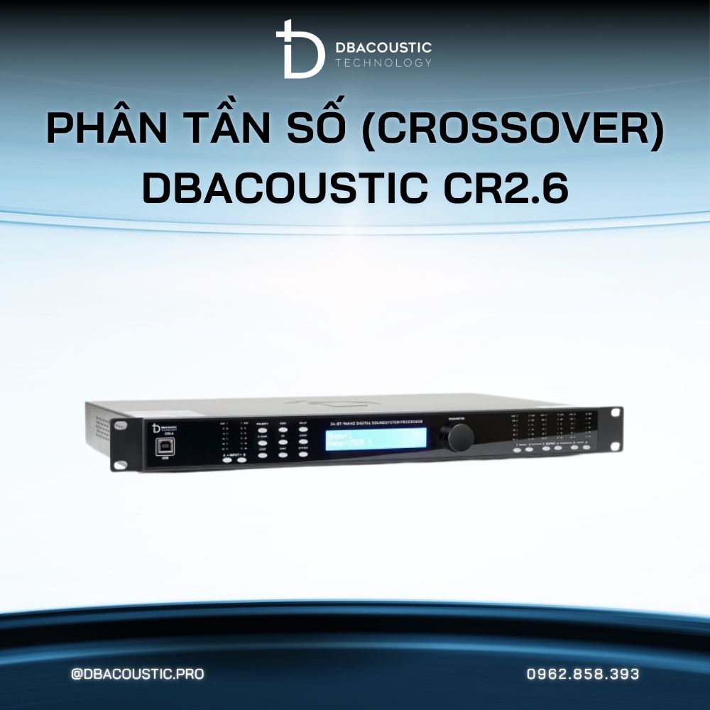 Phân tần số (crossover) DBACOUSTIC CR2.6 - Ảnh 2